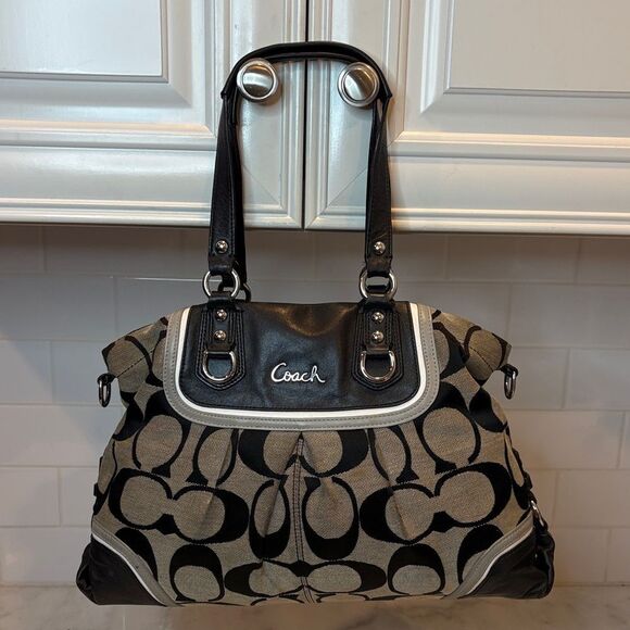 Coach Bag Purse Designer Ashley Signature Spectator Crossbody Carryall Shoulder - Picture 2 of 16